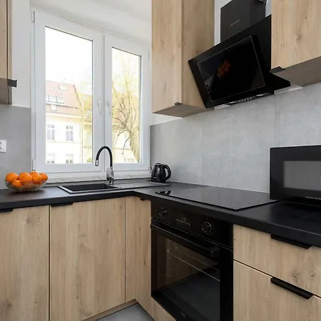 Apartmán Modern With Balcony And Place For Remote Work By Renters *